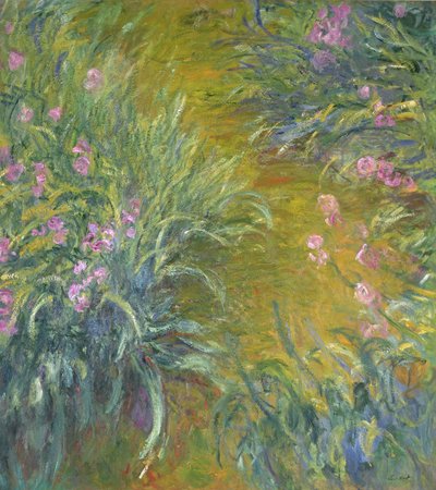 Iris by Claude Monet